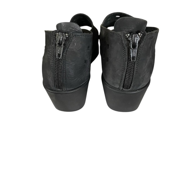 Zante Made in Italy Black Women's Zipper Peep Toe Sneakers Shoes EU 41/ US 9.5 - Picture 9 of 12